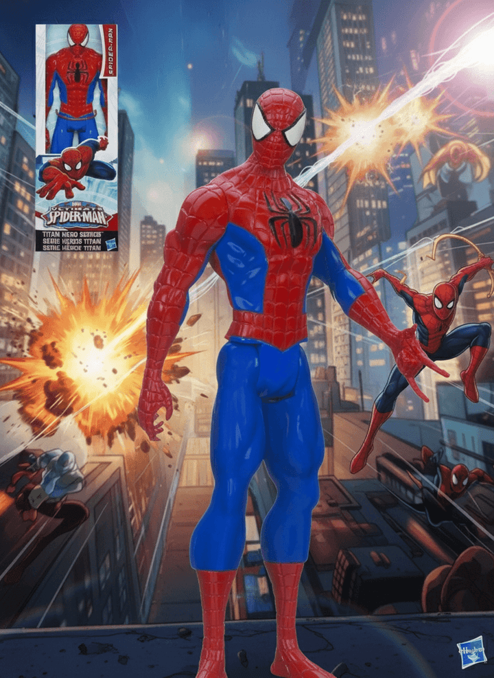 בובת ספיידרמן MARVEL בגובה 30 ס״מ – דמות פעולה לילדים